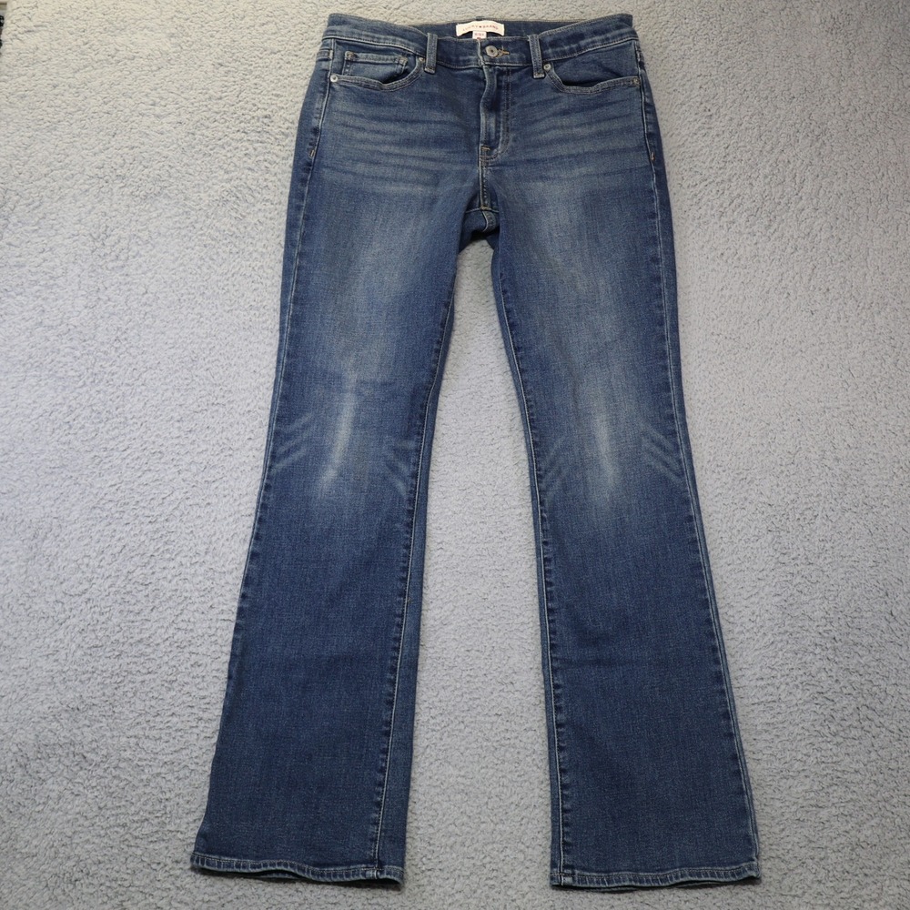 Lucky Brand Sweet Mid Rise Boot Jeans Womens 10/30 R Medium Wash Blue Denim